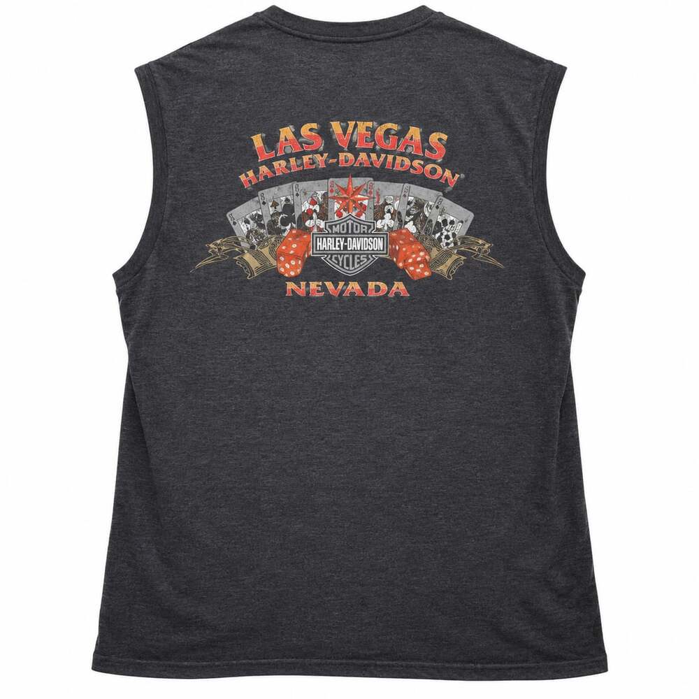 Harley Davidson Tank Top Gray 1903 Motorcycle Bikercore Rugged